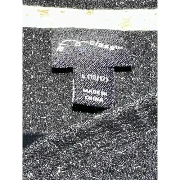 Art Class Girls Black Shimmer Hi/lo Top 10/12 - Picture 2 of 6